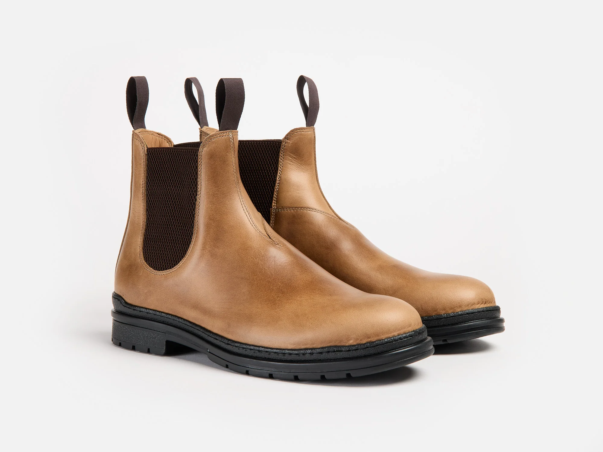 The Baslow Chelsea Boot - Horween Chromexcel Natural Leather - Image 3