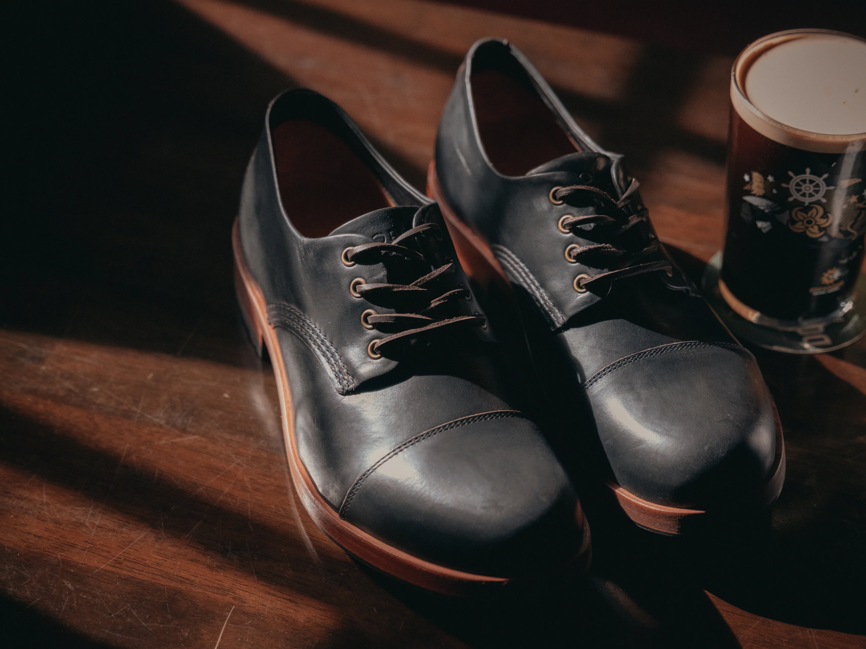 The CASTLETON Shoe - Horween Black Leather - Image 4