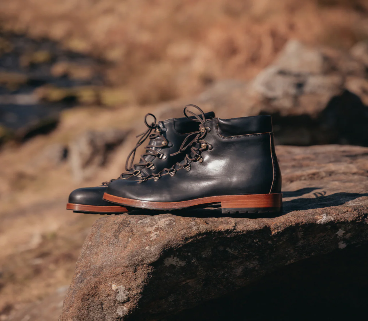 The HAROLD Hiking Boot - Horween Dark Brown Leather - Image 4