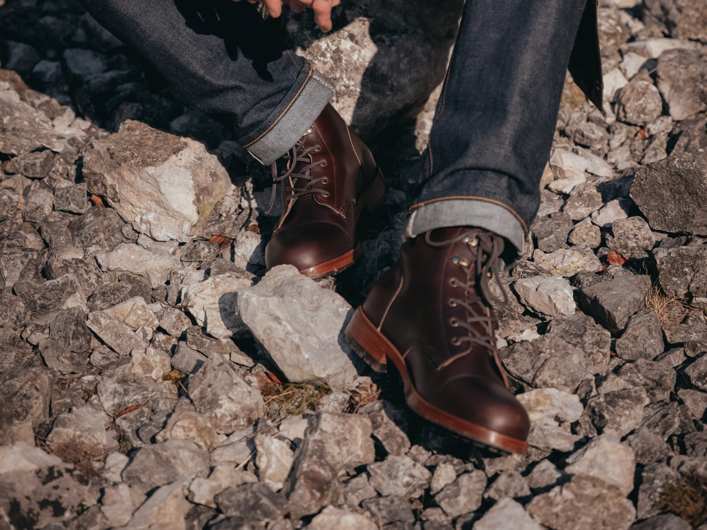 The MATLOCK Service Boot - Horween Dark Brown Leather - Image 4