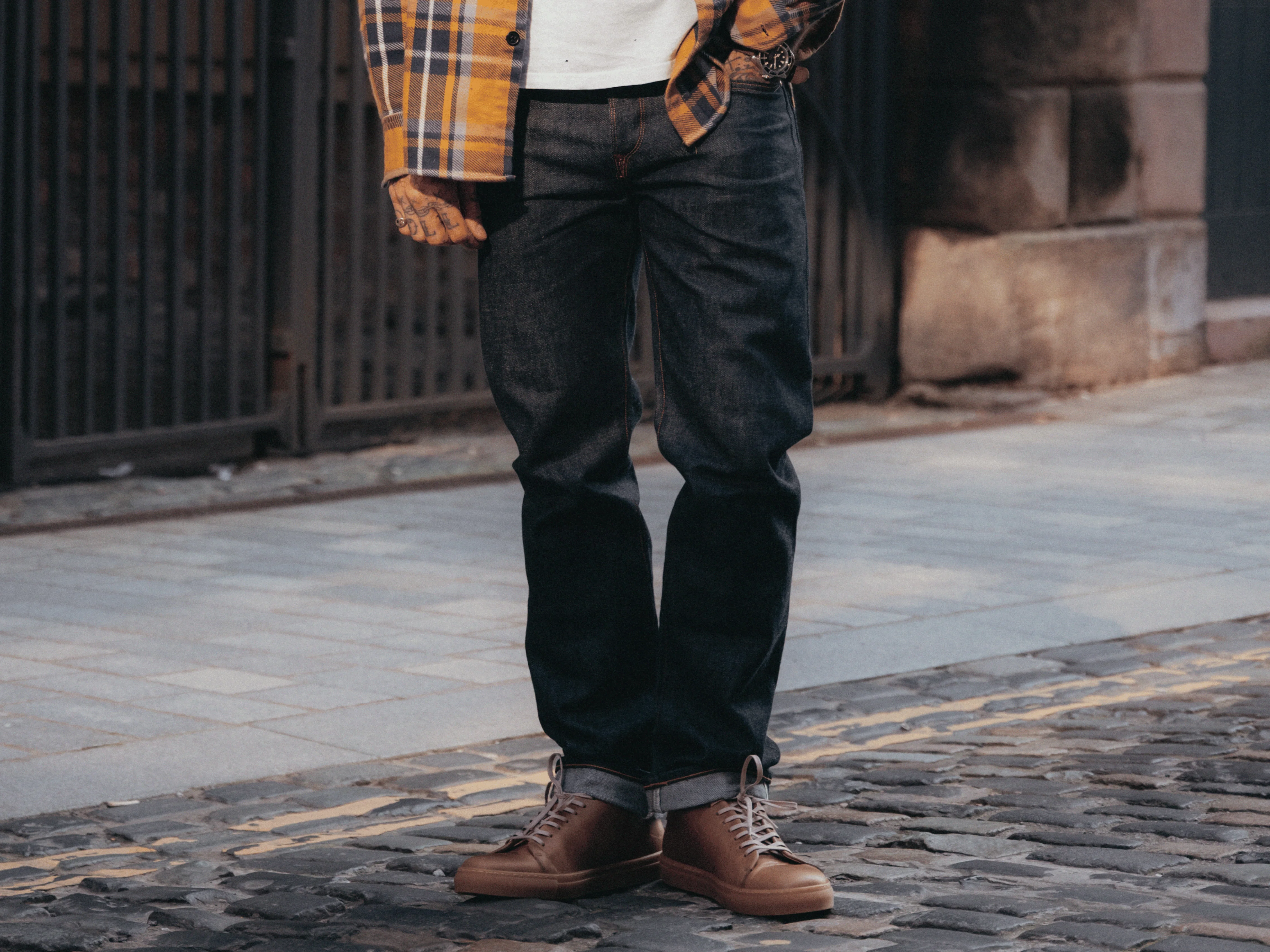The Mellor II Sneaker - Horween Natural Leather Ready To Ship - Image 5