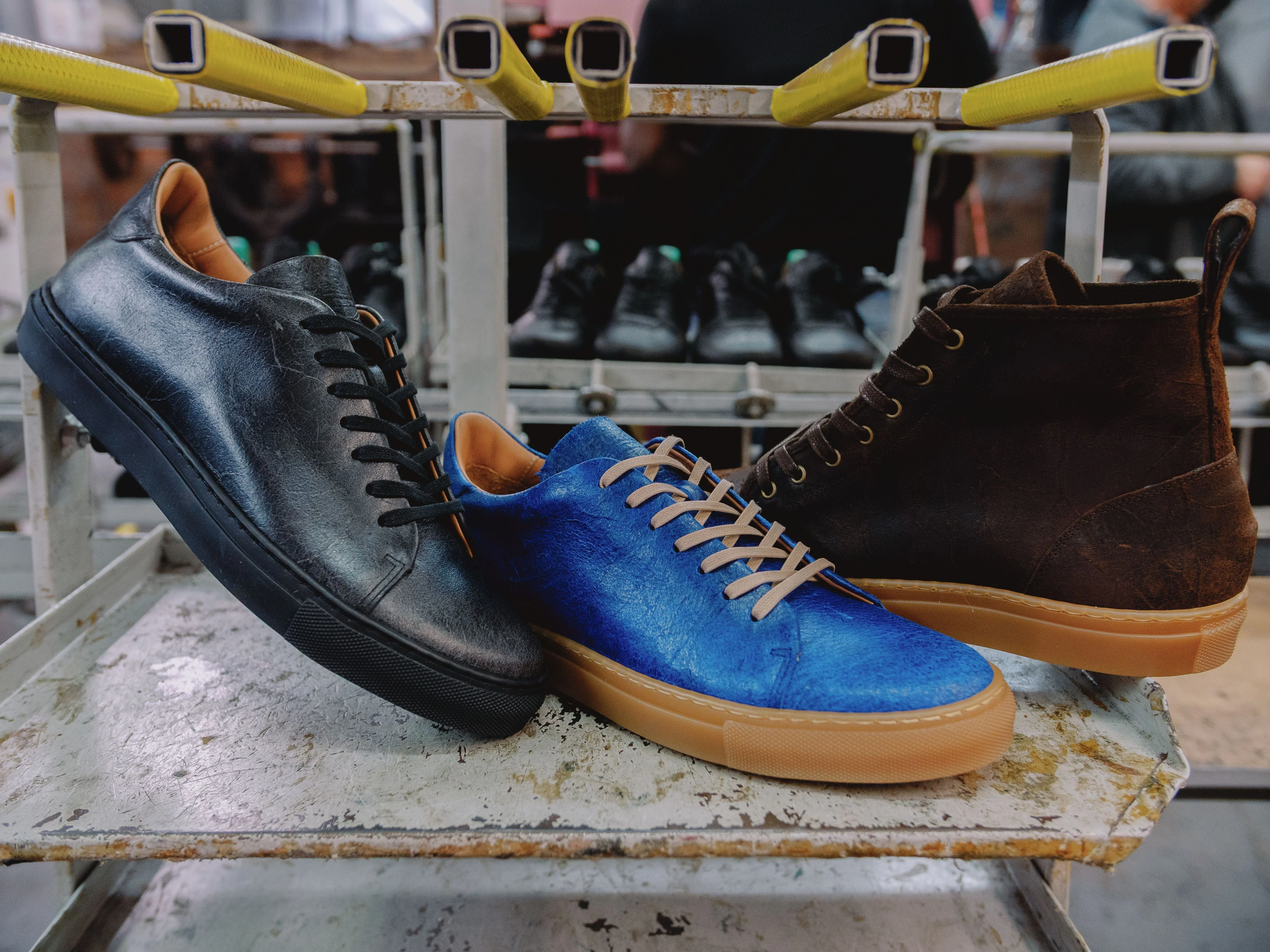 The Mellor II Sneaker - Charles F Stead Crazy Cow Black - Image 6