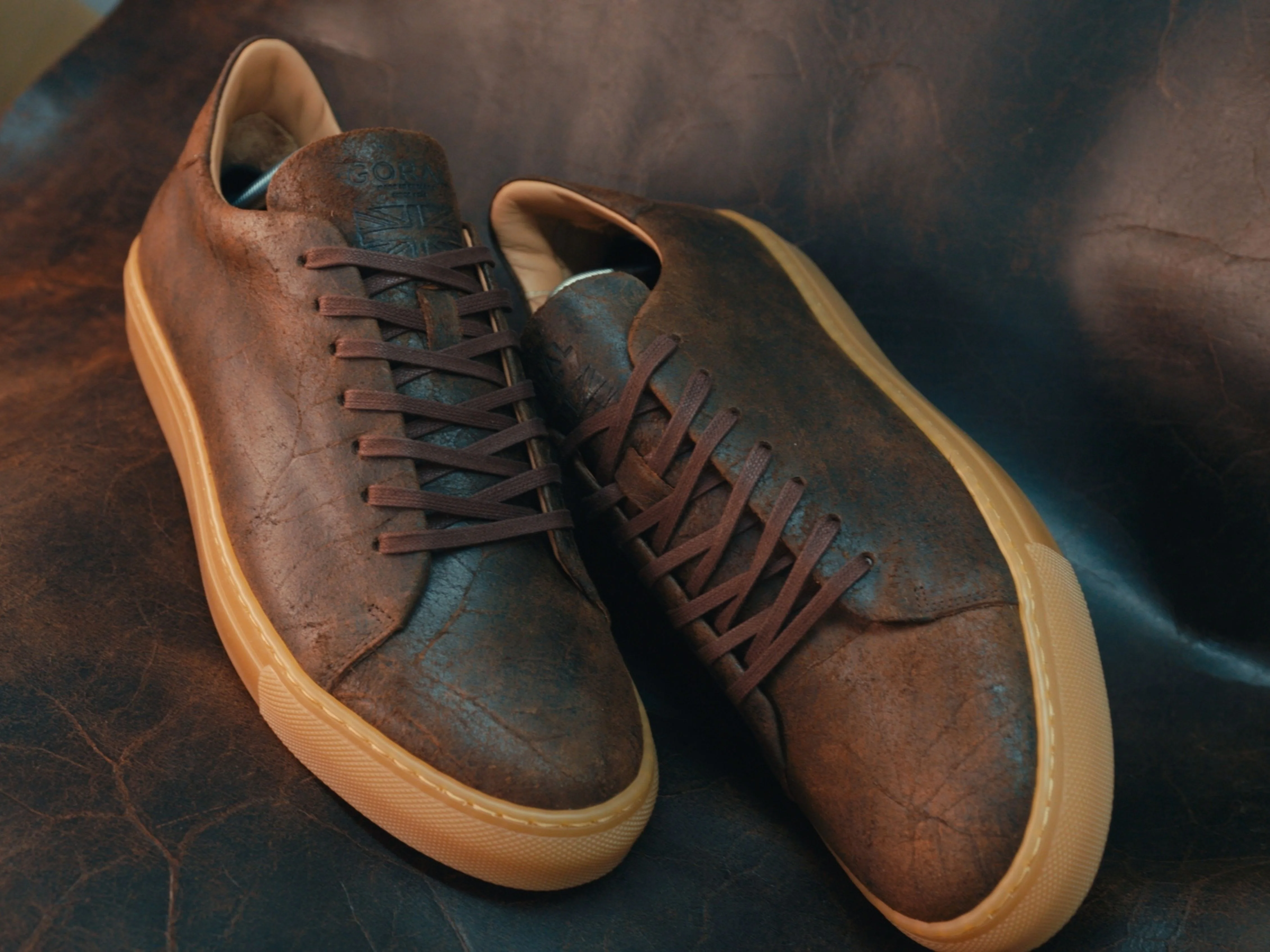 The Mellor II Sneaker - Charles F Stead Crazy Cow Brown - Image 6