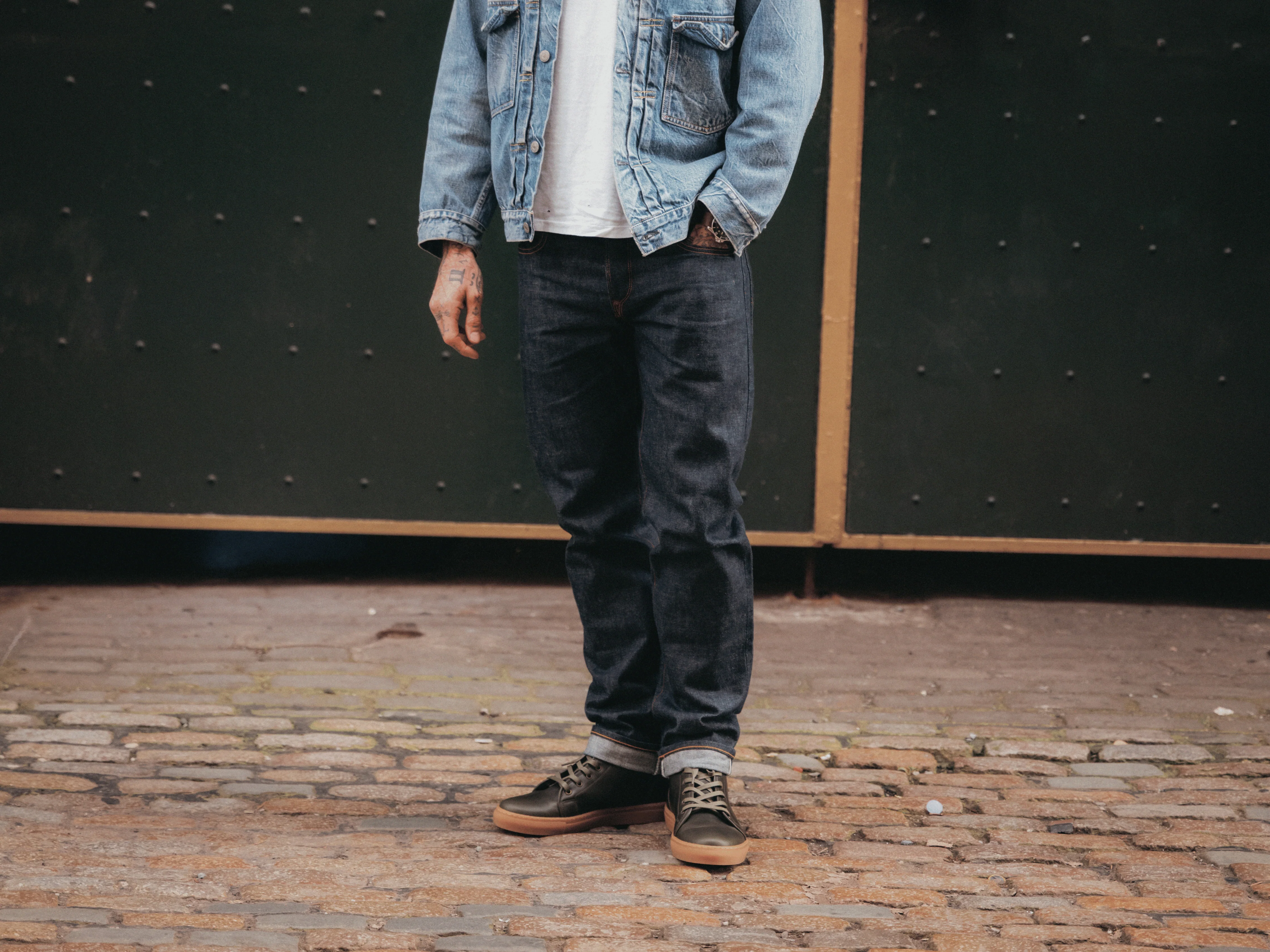 Rose Anvil X GORAL SMUGS High Top Sneaker 2.0 - Horween Forest Green PRE-ORDER - Image 4