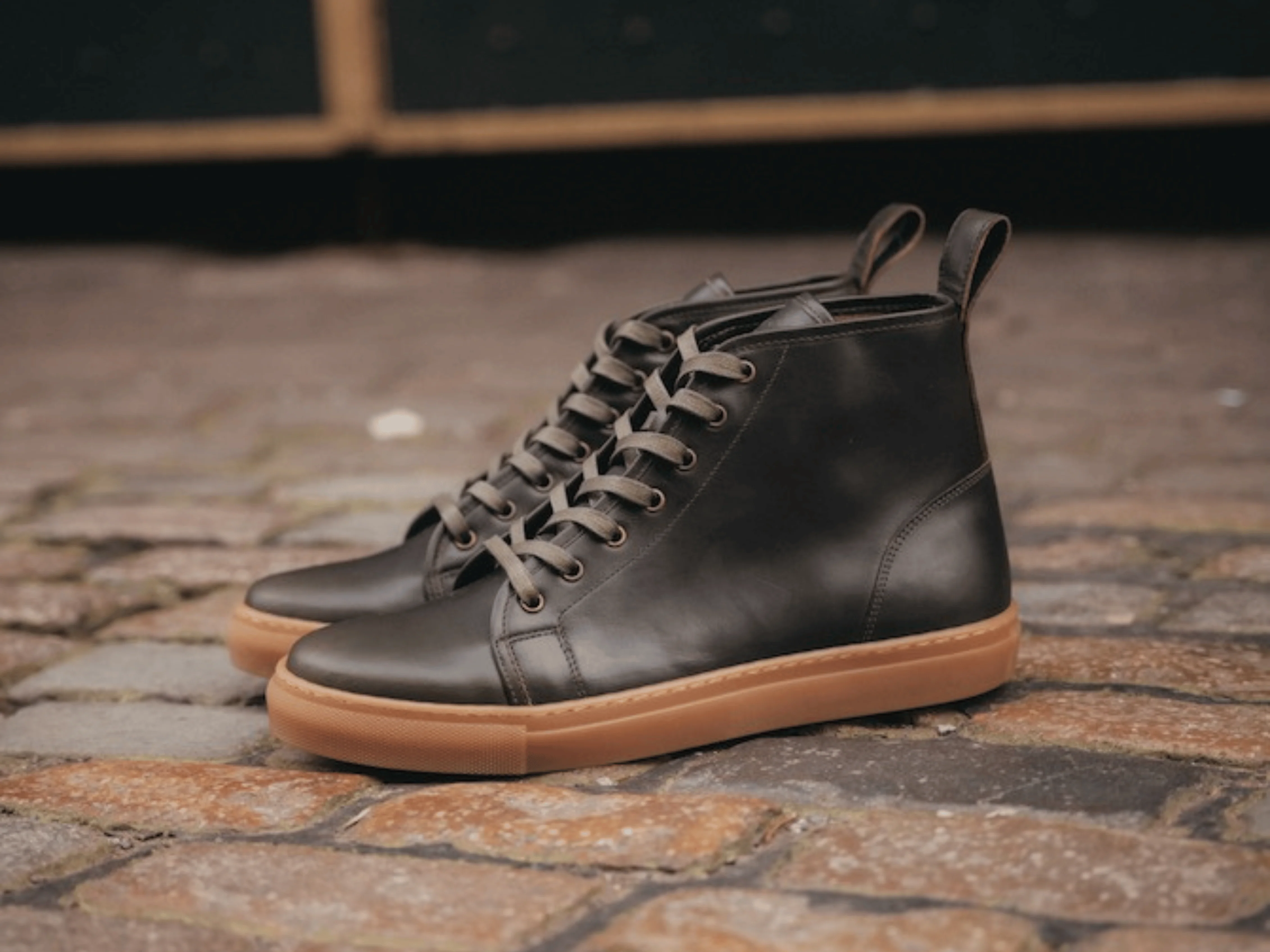 Rose Anvil X GORAL SMUGS High Top Sneaker 2.0 - Horween Forest Green PRE-ORDER - Image 5