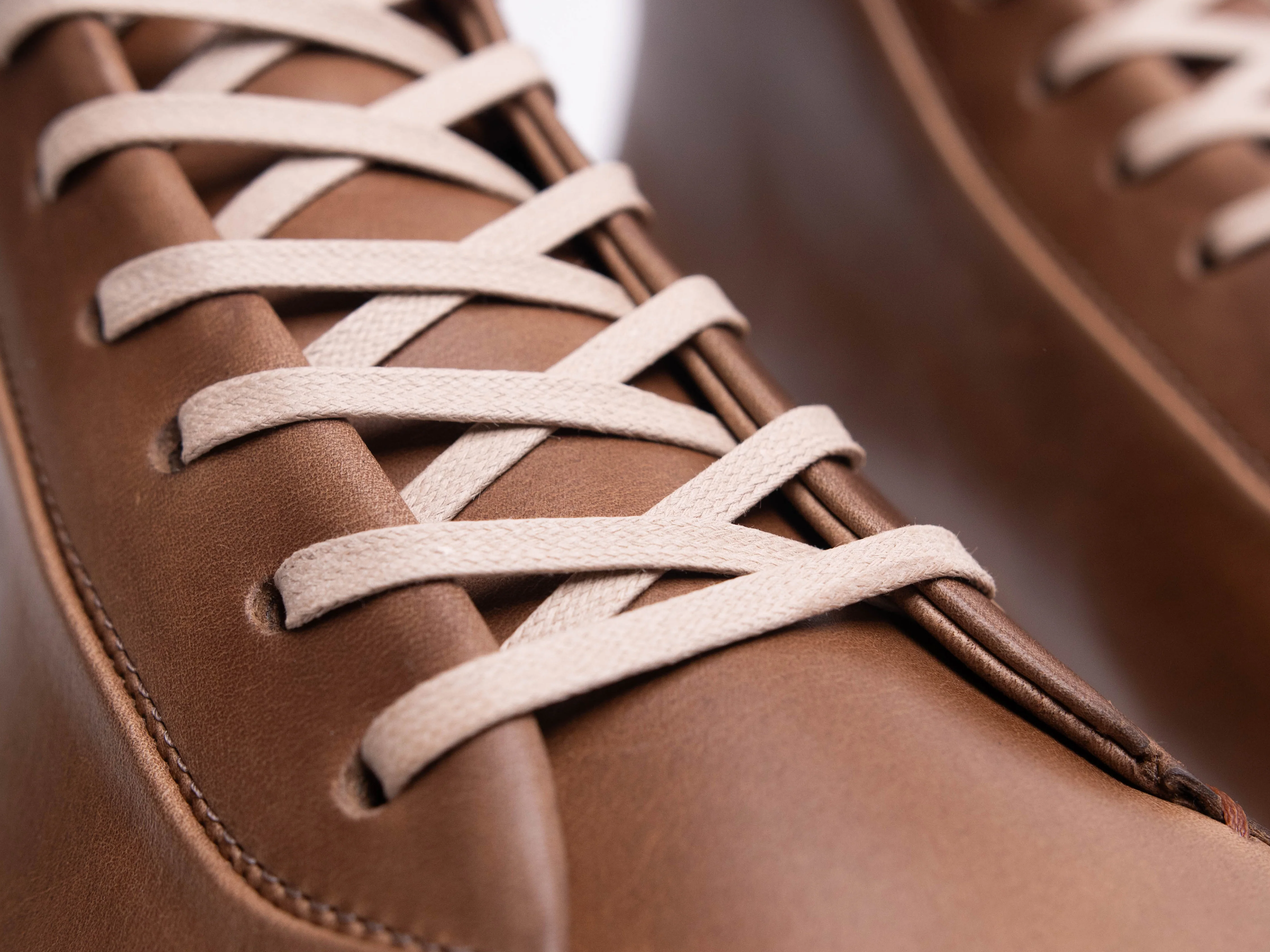 WALKLEY Barefoot High Top Horween Natural Leather Sneaker - Image 4