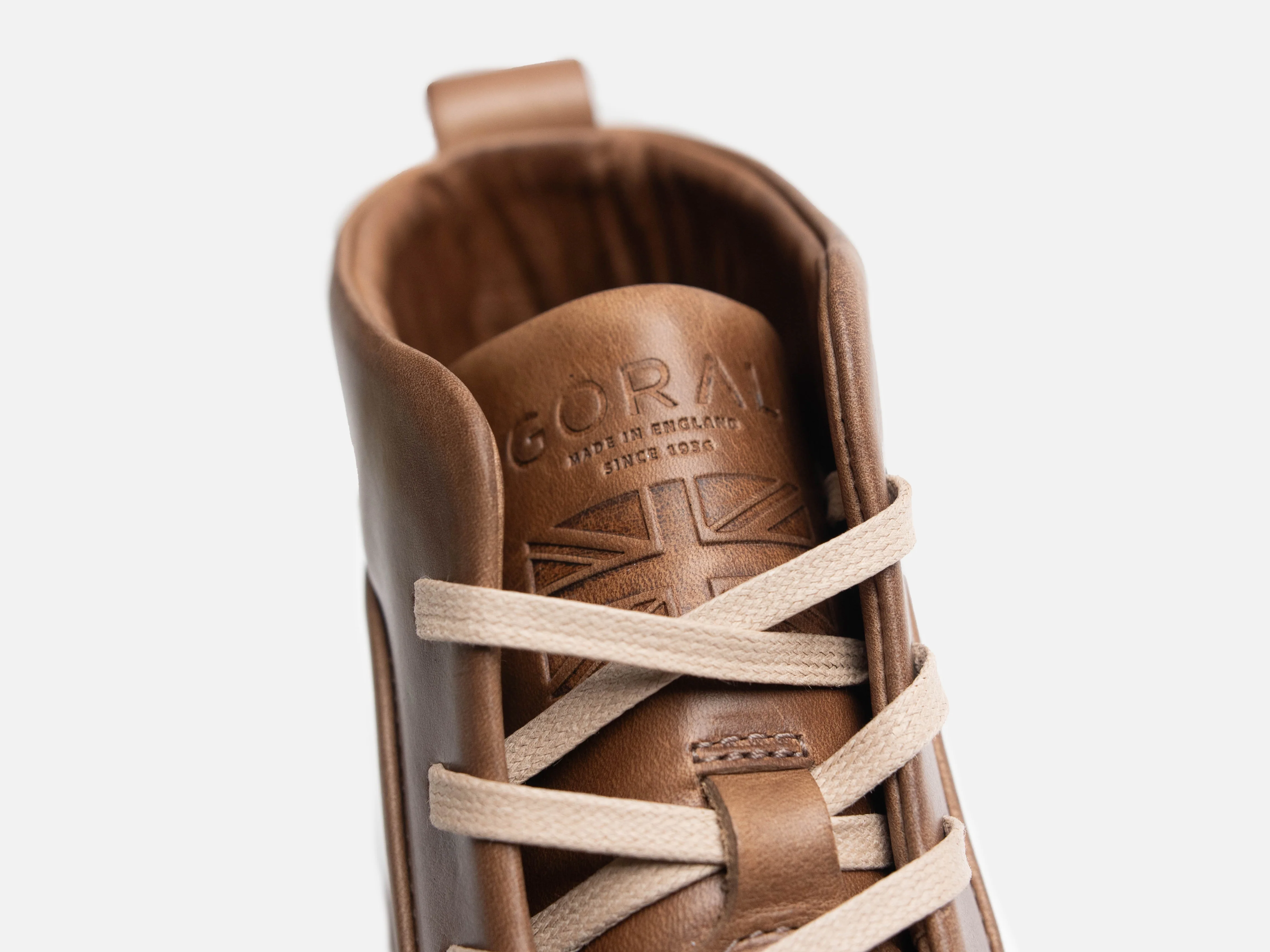 WALKLEY Barefoot High Top Horween Natural Leather Sneaker - Image 5